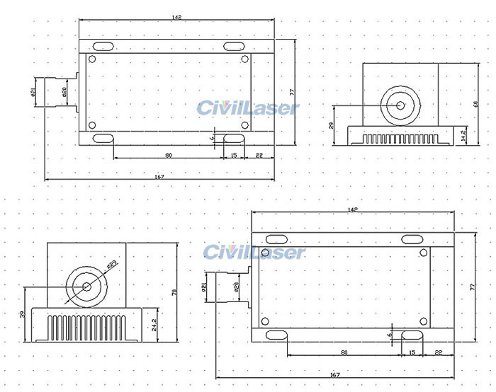 1047nm Q-switched laser